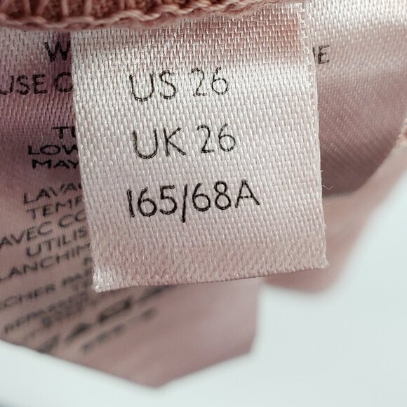 Free People We The Free Corduroy Pants Size 26 Mauve Pink High Rise Skinny Ankle - Picture 9 of 9